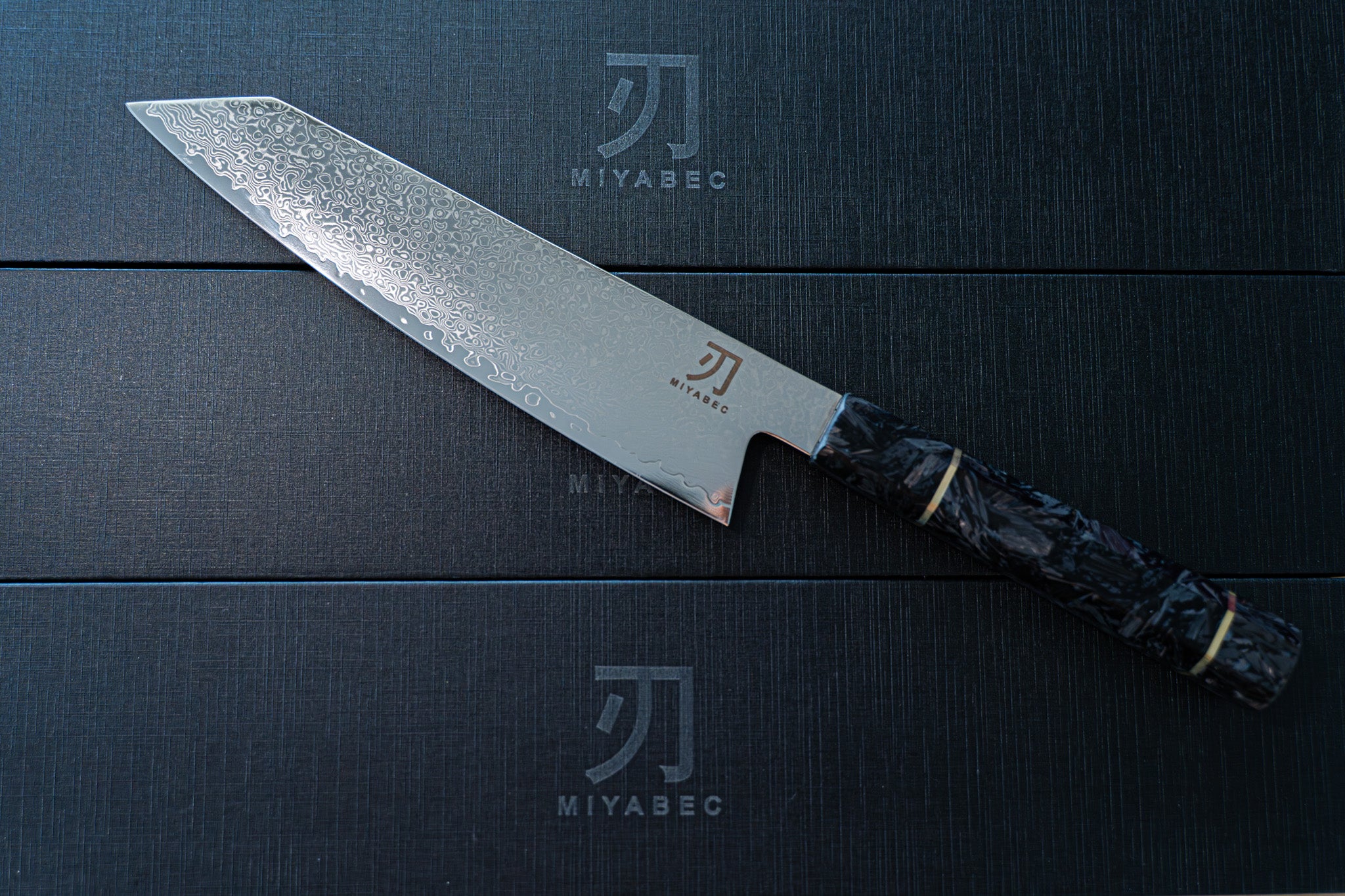 VG-10 Damascus Kiritsuke Knife — MIYABEC | 8.5 Inch